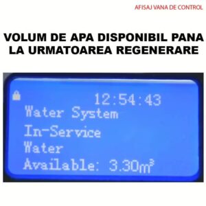 Dedurizator apa KEMAN 4-7 persoane, TKS 25 litri, volumetric, ora de regenerare setabila, CADOU: Filtru sediment + Tester Duritate