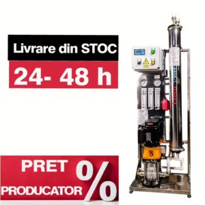 Osmoza Inversa 250 L/H - Demineralizare Industriala - EWRO 250 - 1-2 Piste Spalatorie auto