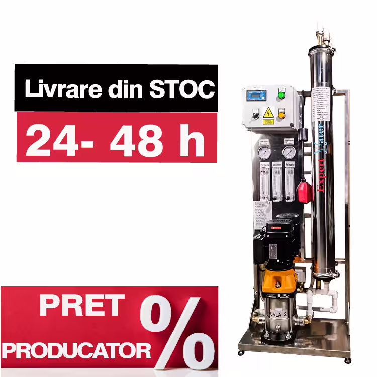 Osmoza Inversa 250 L/H - Demineralizare Industriala - EWRO 250 - 1-2 Piste Spalatorie auto
